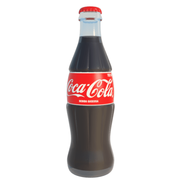 bottle coca cola 3d model download