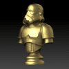 Trooper bust 3d