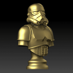 Trooper bust 3d