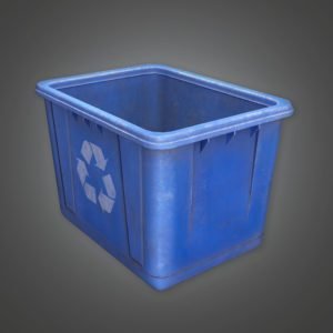 Recycle bin 3d