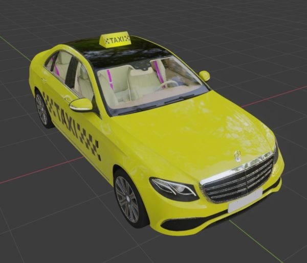 Taxi 3d model