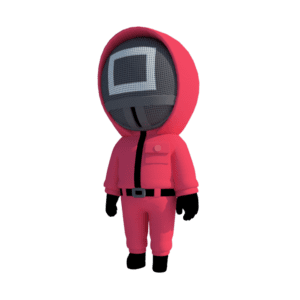 Pink soldier 3d model