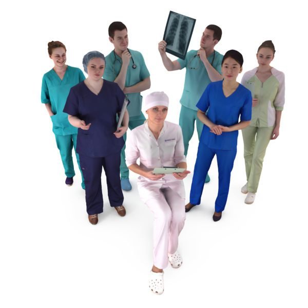 3d model people medical