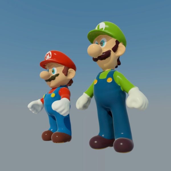 Mario bros 3d model