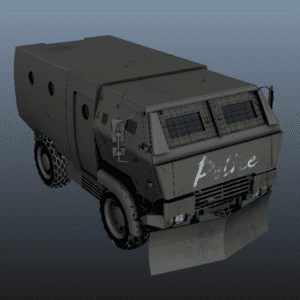 riot truck 3d model download