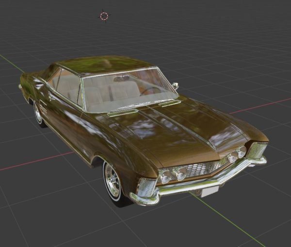 Classic cars 3d models