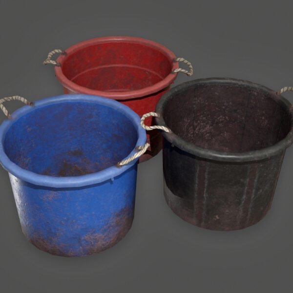 bucket 3d model