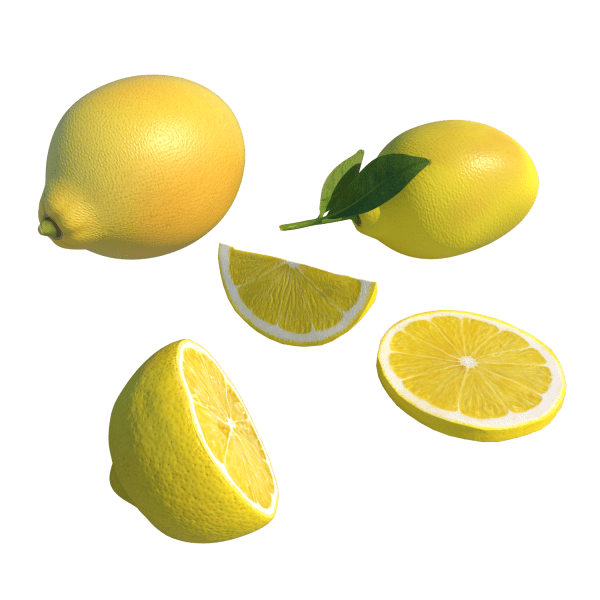 lemon 3d model