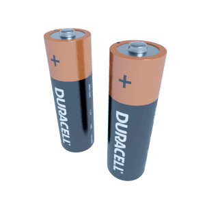 batteries 3d model