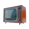 Old tv 3d models