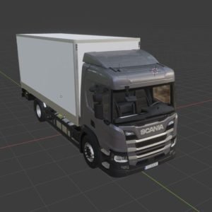 modelo 3d scania