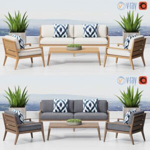 Outdoor-Sofa-3D-Model