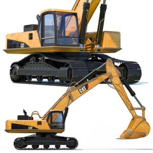 excavator 3d models